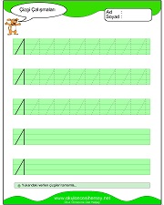 okul öncesi çizgi çalışma sayfaları